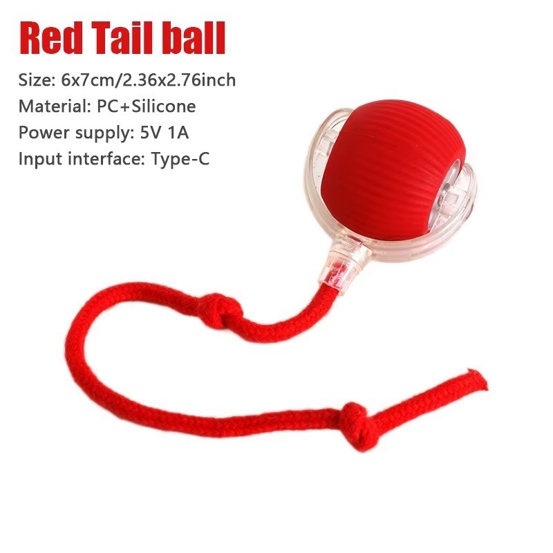 Smart Automatic Rolling Cat Toy Ball Rechargeable Interactive Pet Play