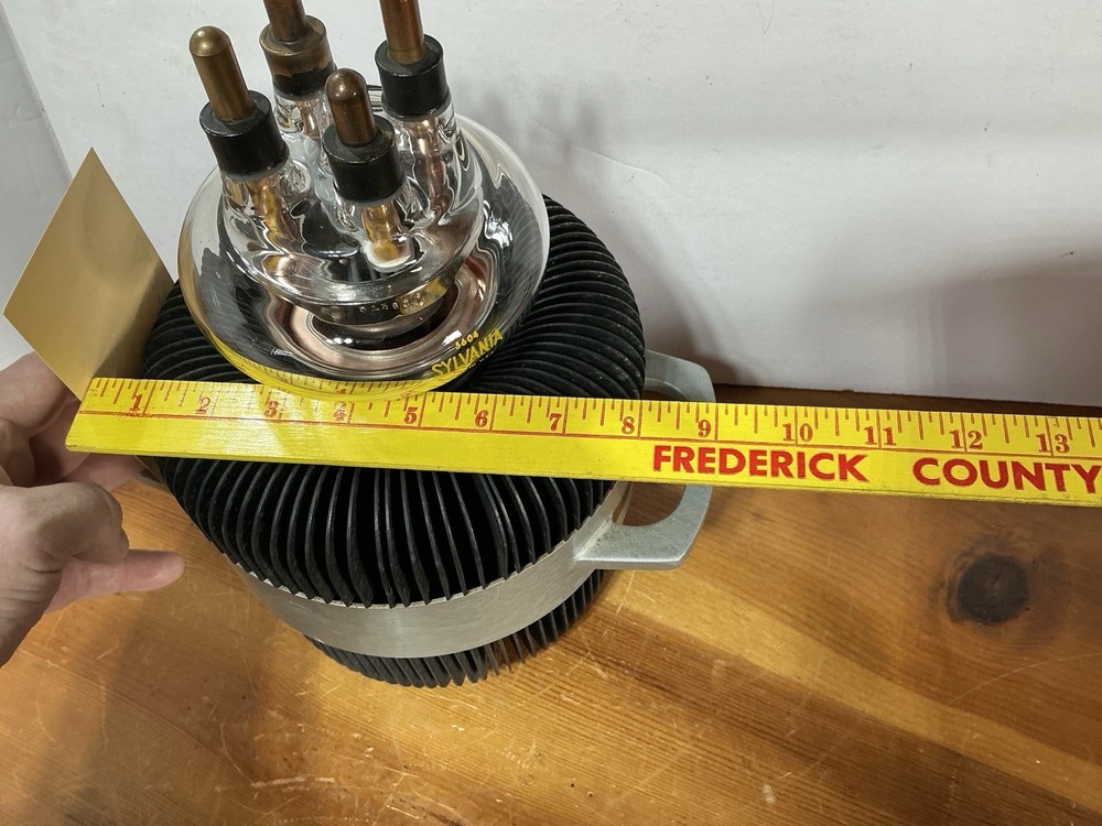 SYLVANIA 5604 MODULATOR AMPLIFIER TRANSMITTING TUBE Radio Broadcast 12,500 Volt