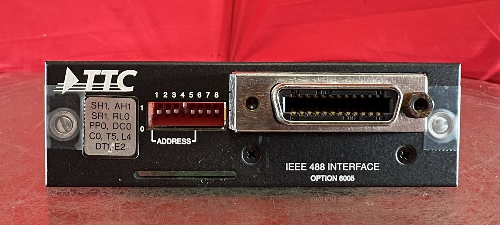 TTC/Acterna 6005 IEEE Interface for Fireberd 6000's