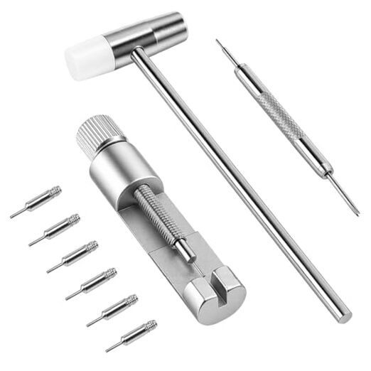 Solid Watch Link Removal Kit, Tools to Adjust and Remove Bracelets，Watch Strap