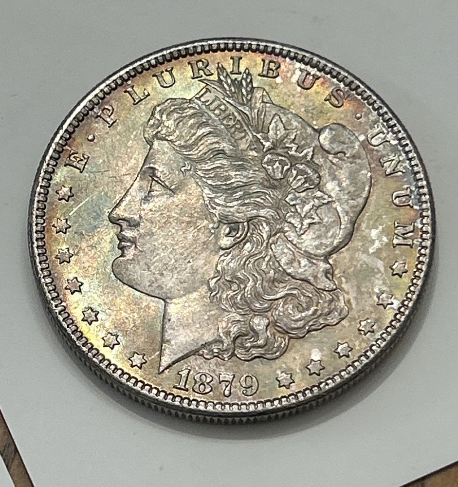 1879-S Morgan Silver Dollar - Nicely Toned Reverse