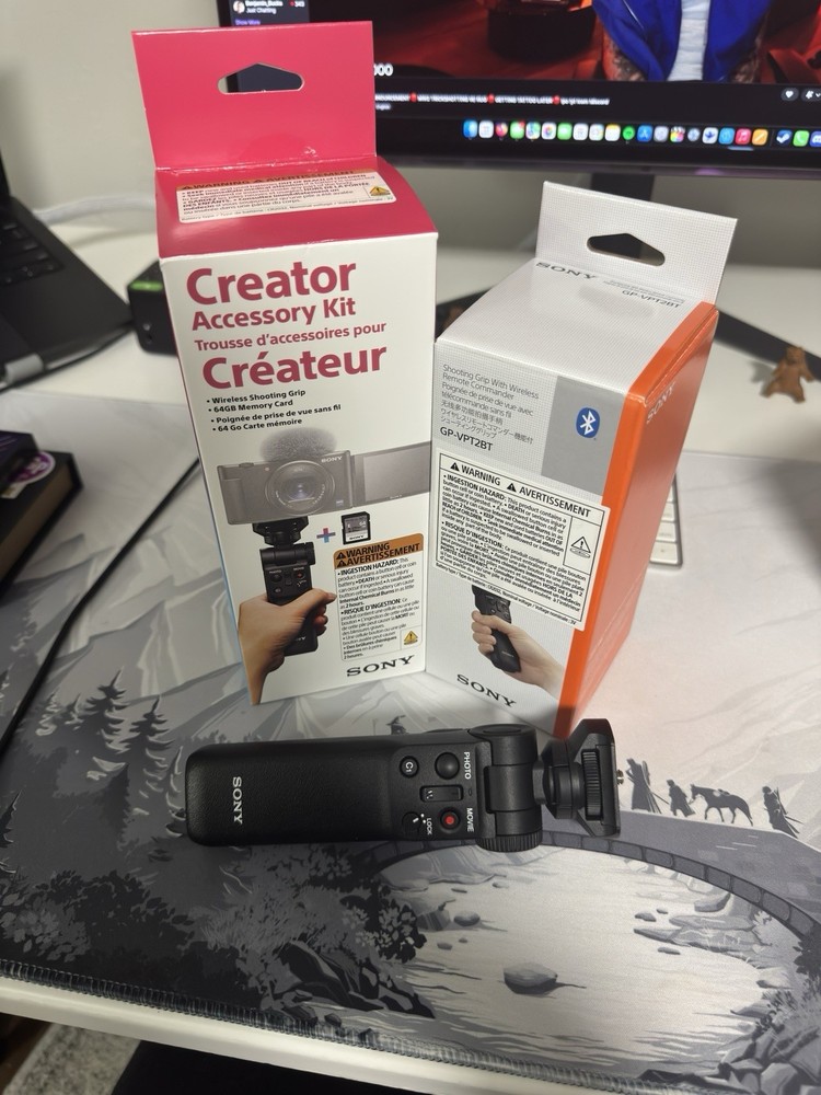 Sony Wireless Shooting Grip Tripod with Remote Control for Vlogging