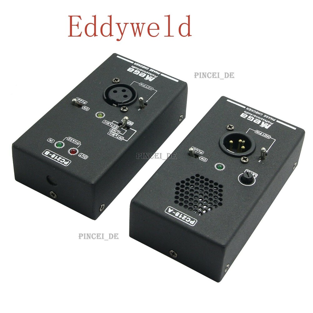 PC218 Phase Polarity Tester Checker Detector Audio Speaker Microphone Testing