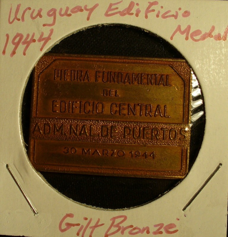 Uruguay Edificio Medal