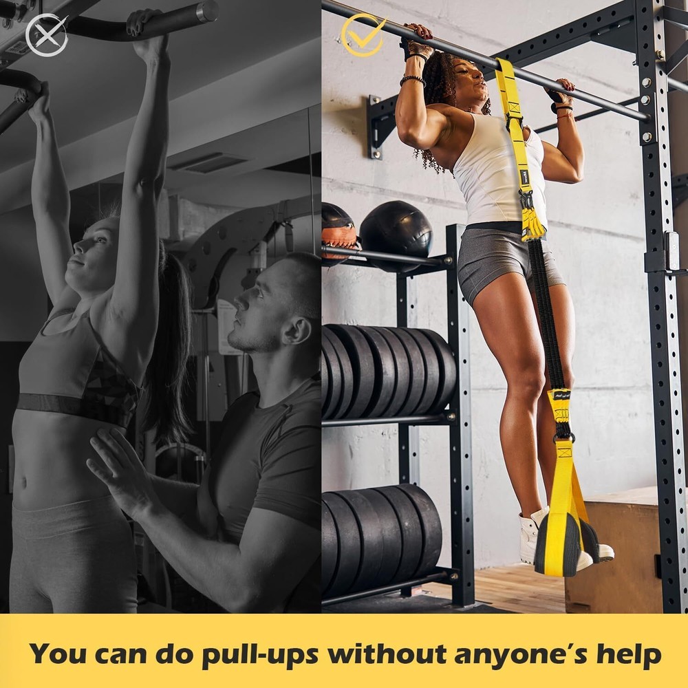 Pull Up Assistance Bands, Adjustable Heavy Duty Resistance Band for Pull Up, ...