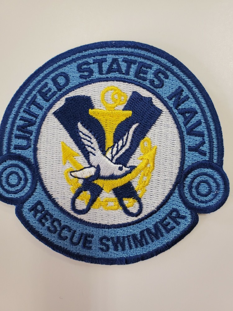 US NAVY Patch RESCUE SWIMMER Patch 3.25 inch x 3.5 inch
