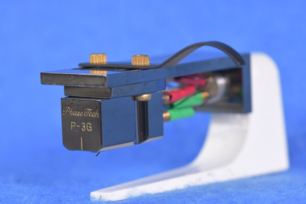 PhaseTech P-3G MC Stereo Cartridge W/ CS-1 Headshell In Excellent Condition