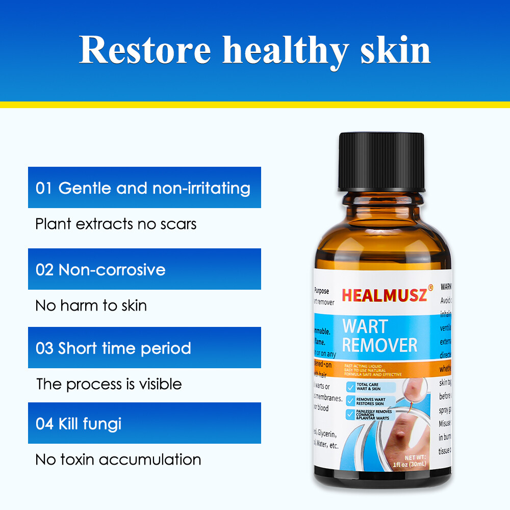 Wart Remover Liquid Skin Tag Mole Remover Eliminate Feet Corn Wart Remove Liquid