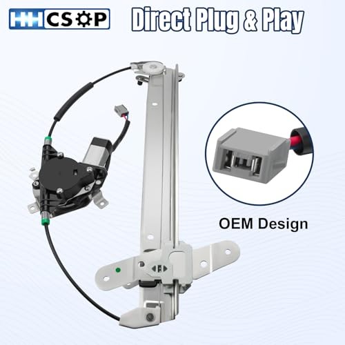 Front Left Driver Side Power Window Regulator with Motor Front Driver Side