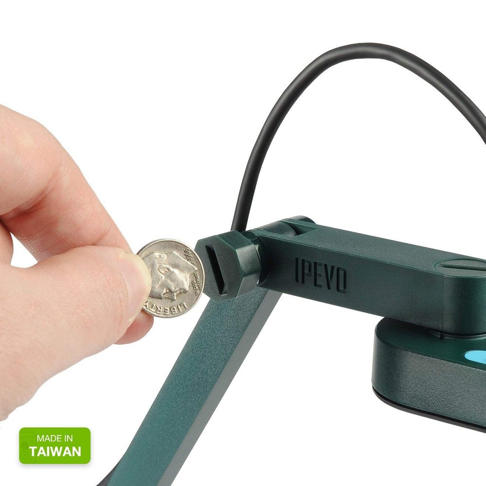 V4K Ultra High Definition 8MP USB Document Camera — Mac OS, Windows, Chromebo...