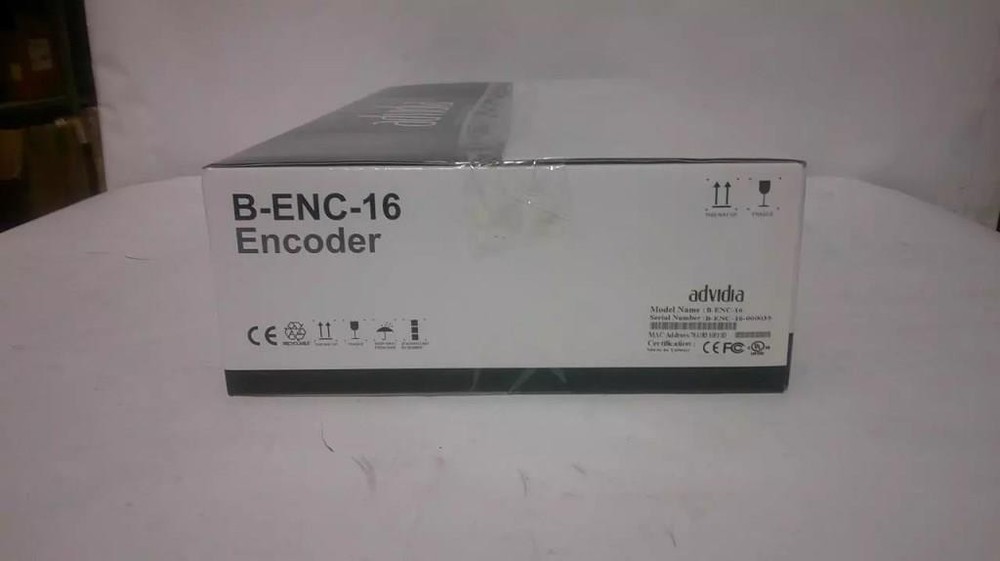 *New* Advidia Panasonic H.264 16CH Video Inputs Encoder B-ENC-16 Supports