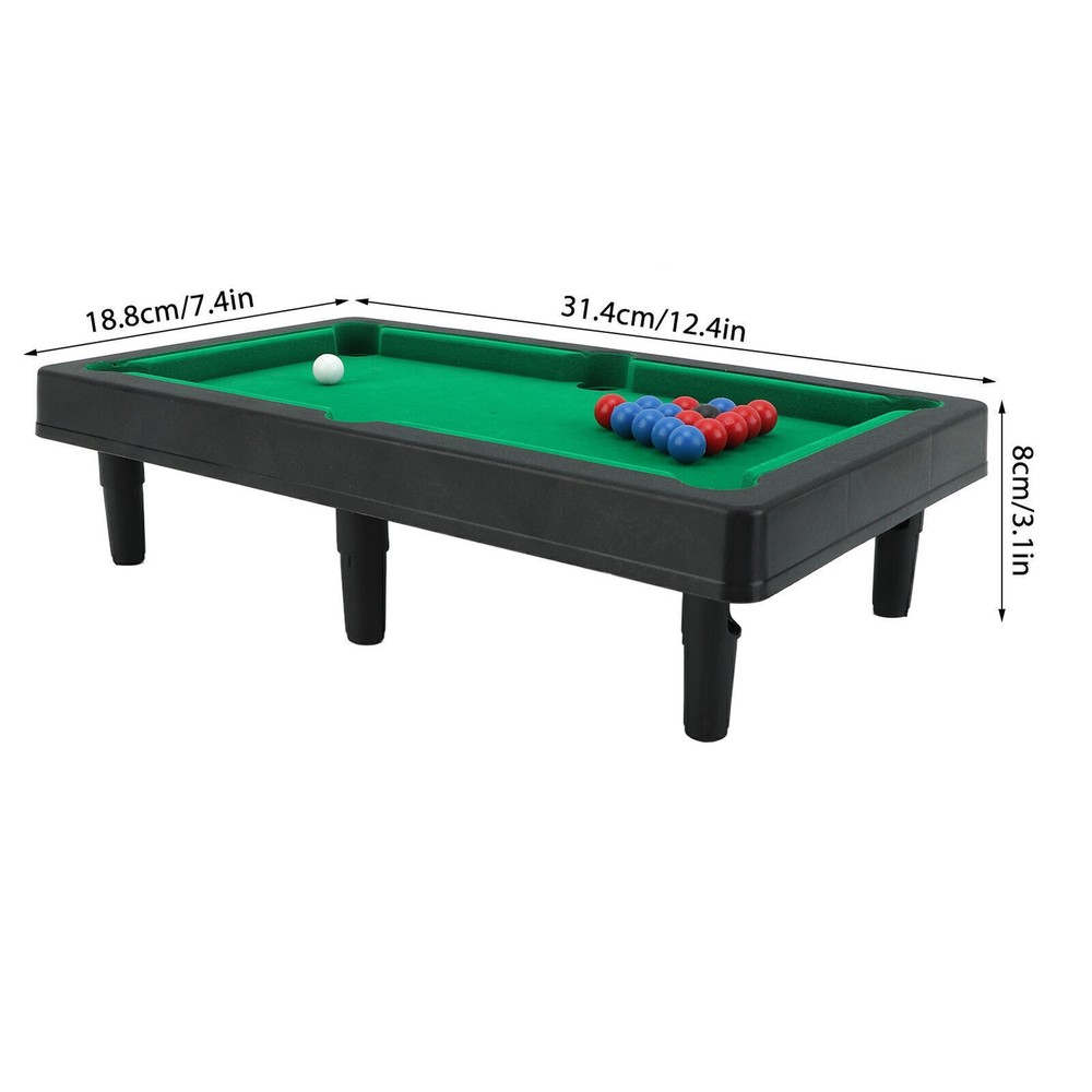 Mini Pool Table Interactive Simulation Miniature Billiard Pool Game Set