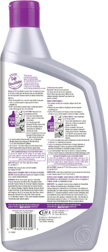 Floor Restorer All Surface Scratch Shine Protection Solution