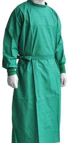 Wraparound Surgical Gown Green