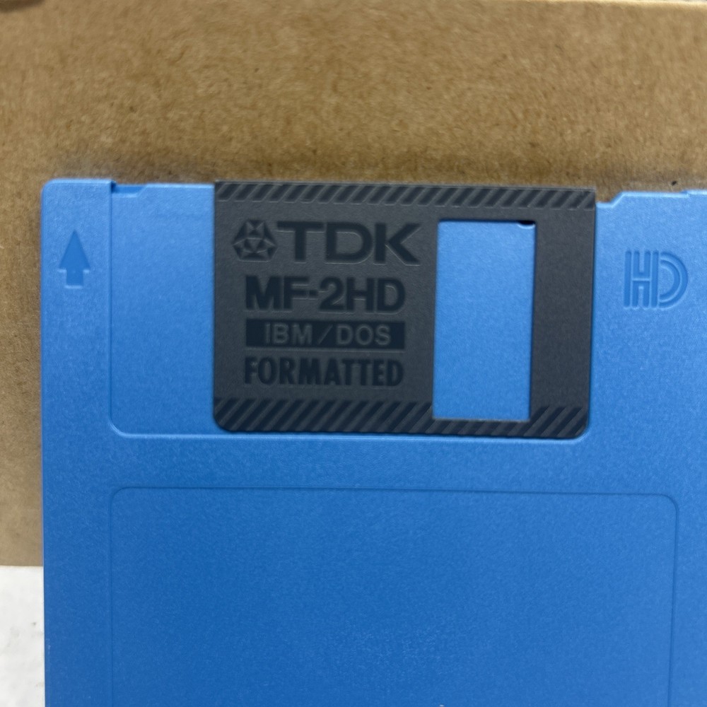 90 TDK Floppy 2HD IBM Formatted 3.5 Floppy Disk Diskettes