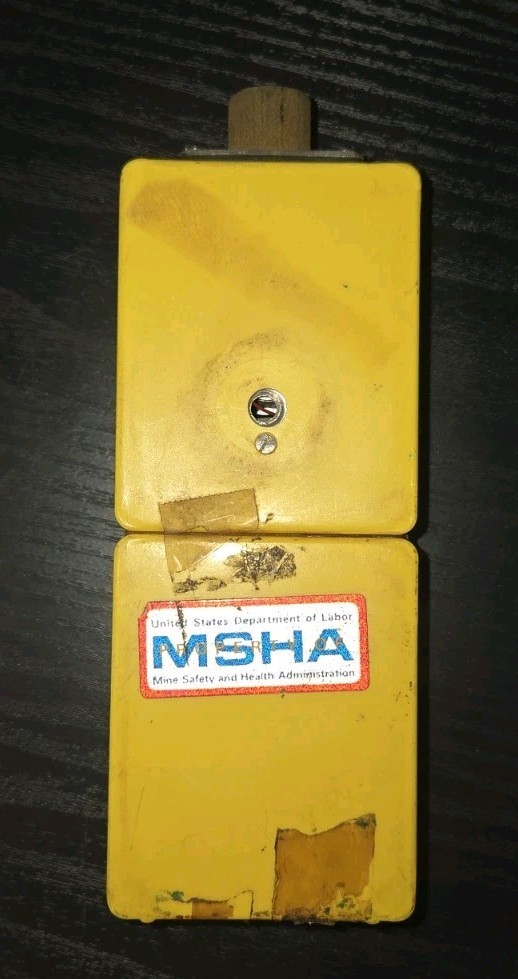 Vintage Coal Mining Bacharach Permissable Methane Detector - Untested