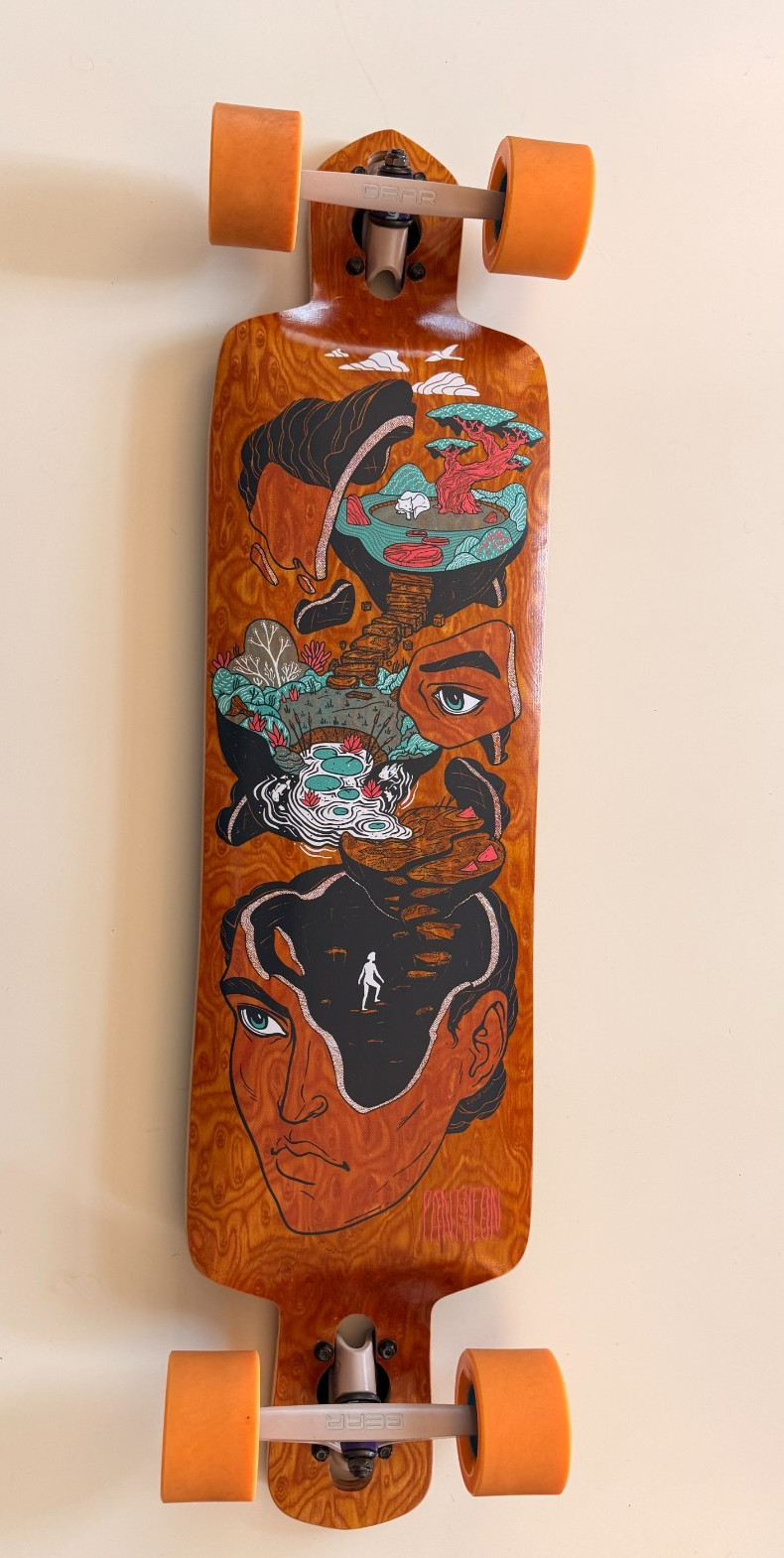 Pantheon Quest Longboard Complete Bear Gen 6 155 Seismic Alpha LDP Mango -Extras