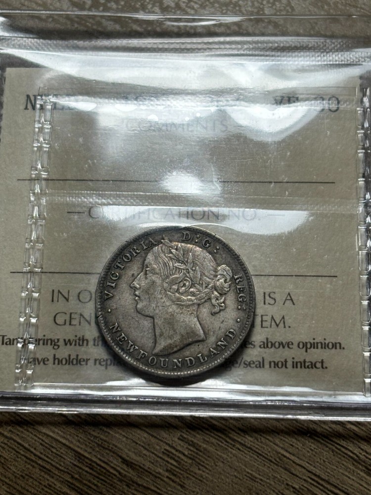 Newfoundland 20 Cent 1894 ICCS Graded VF-30