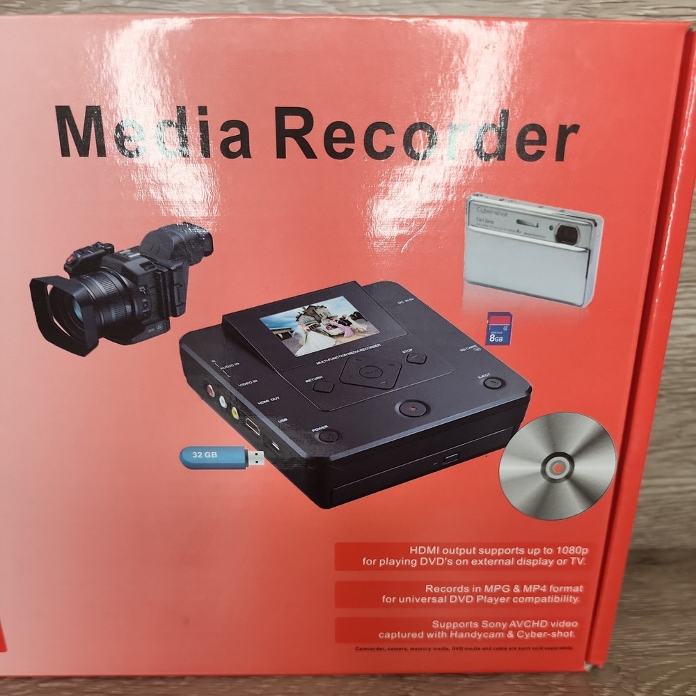 PROTIS Multi-function Media Recorder PT1190 DVD Recorder / Player HDMI USB A/V