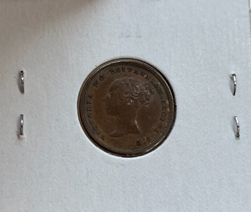 1844 Great Britain 1/2 Half Farthing