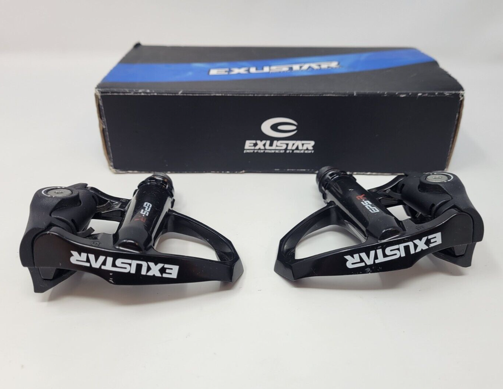 Exustar Clipless Road Pedals E-PR201 Black With Box