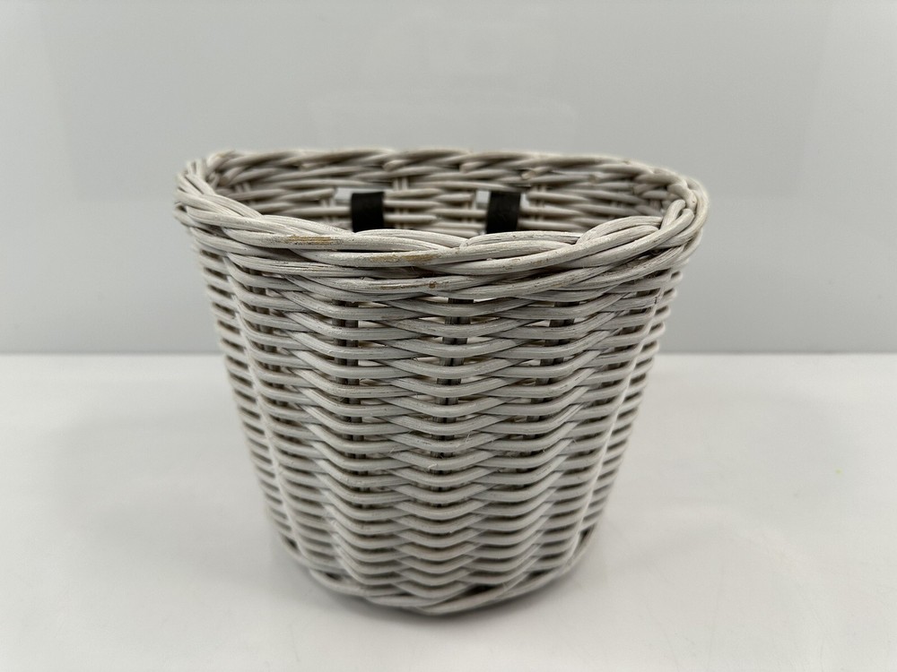 Electra Bicycle Handlebar Wicker Basket White HTF