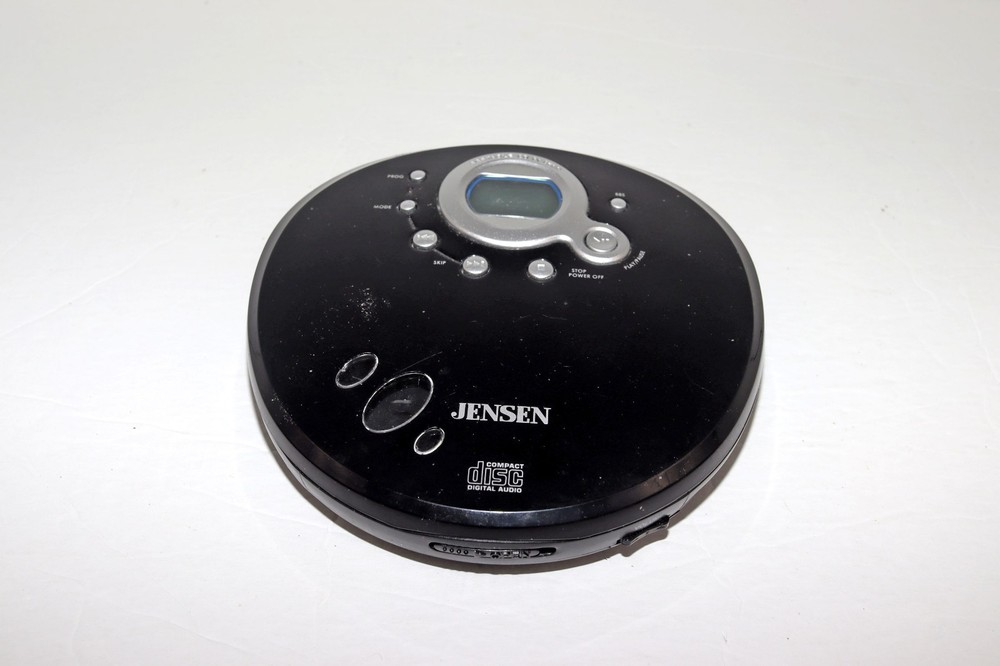 Jensen CD60 Portable CD Player - Silver/Black