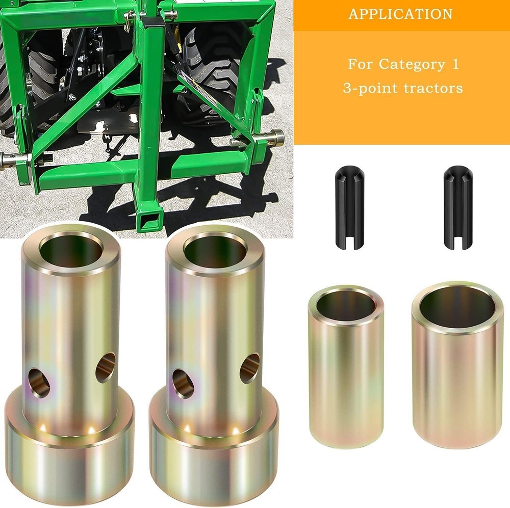 TK95029 Quick Hitch Adapter Bushings Kit for Category 1 Tractor 3-Point