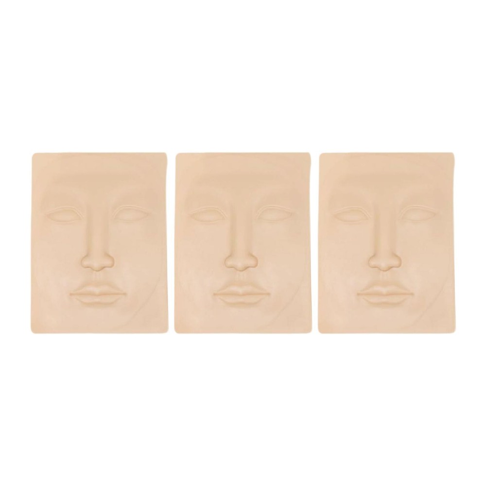 3 Pieces Makeup Practice Skin Practice Face Permanent Makeup