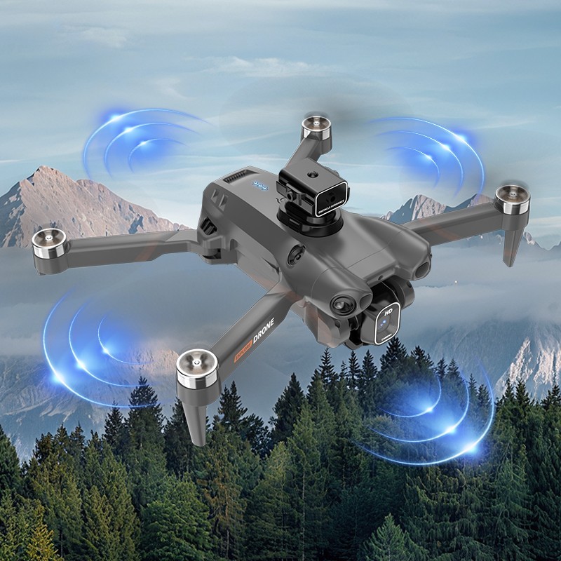 Foldable Quadcopter Drone | Brushless Motors, Large Display Remote Control