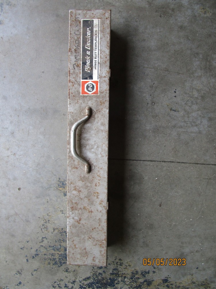 Black & Decker Hinge Butt Template Kit 57809 with Original Case