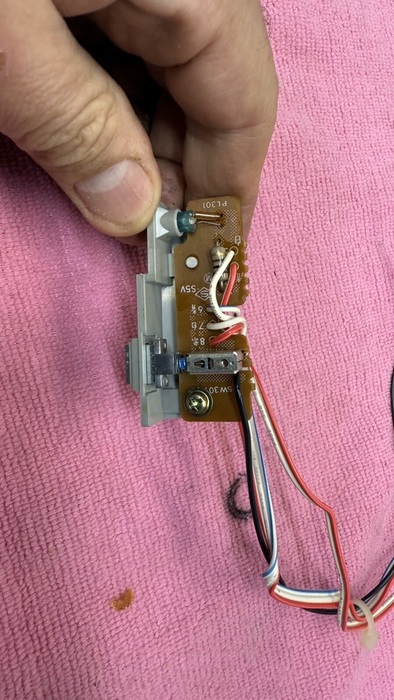 SONY PS-LX2 DIRECT DRIVE TURNTABLE Speed Switch Assembly ONLY SEE PICS 🔥