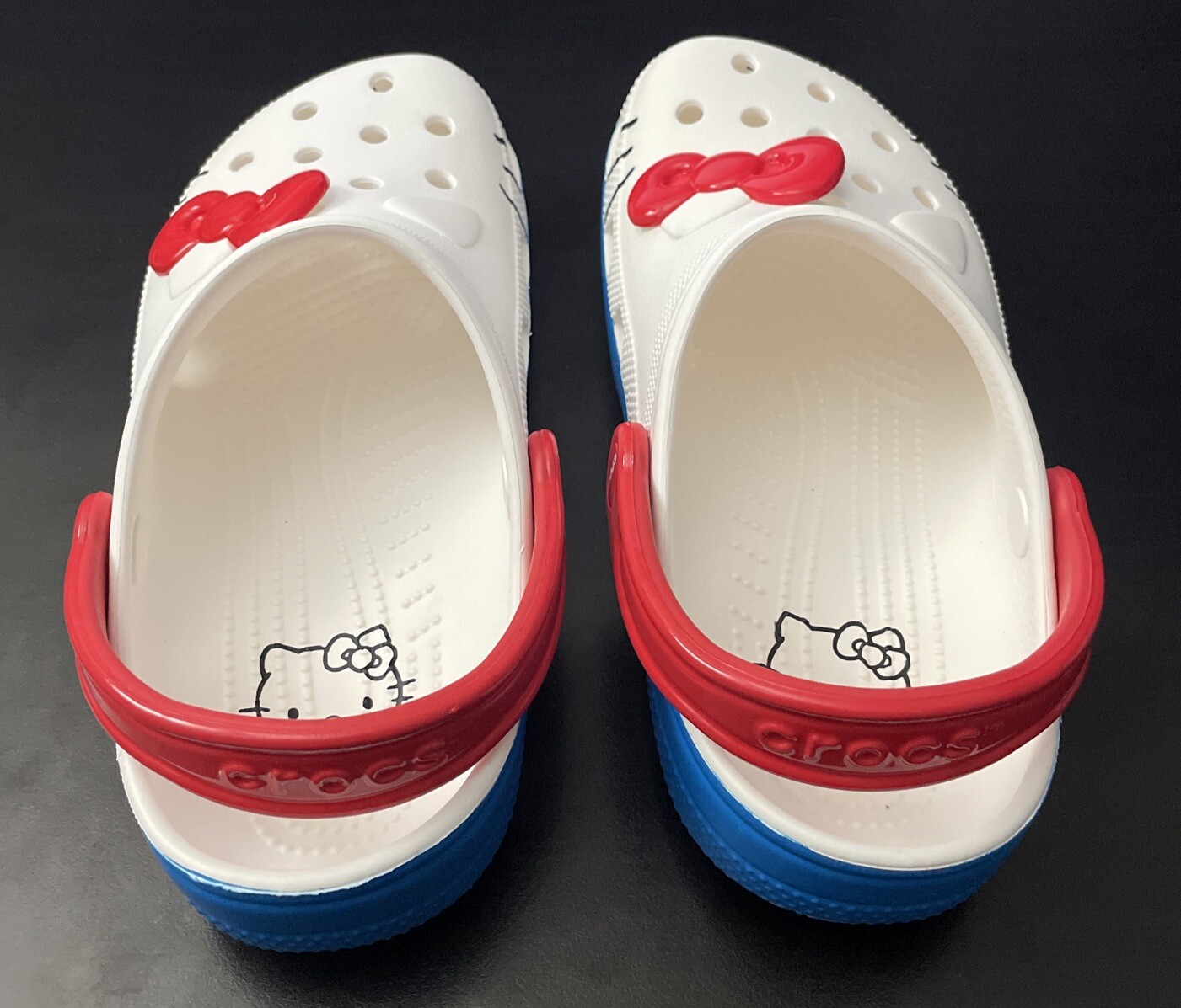 Crocs Unisex Adult Classic Hello Kitty White, Women Sizes 9, 10, 11, 12, Men 13