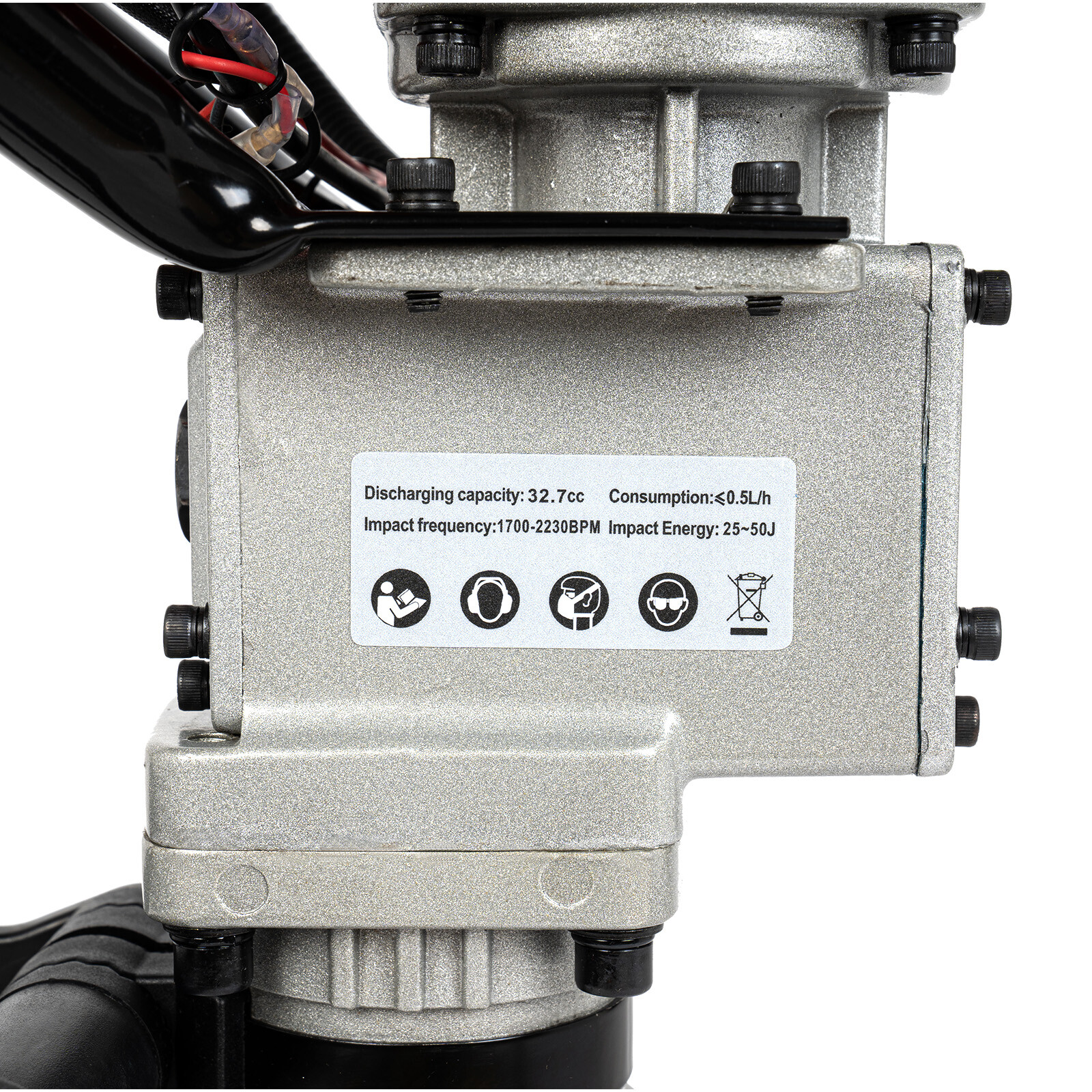 Gas Powered T-Post Driver 2 Stroke Pole Pounder Pile Driver Hammer Portable