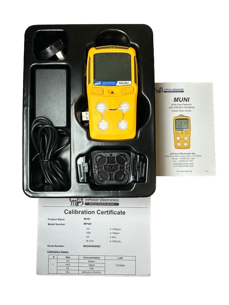 muni multi gas detector Model M420