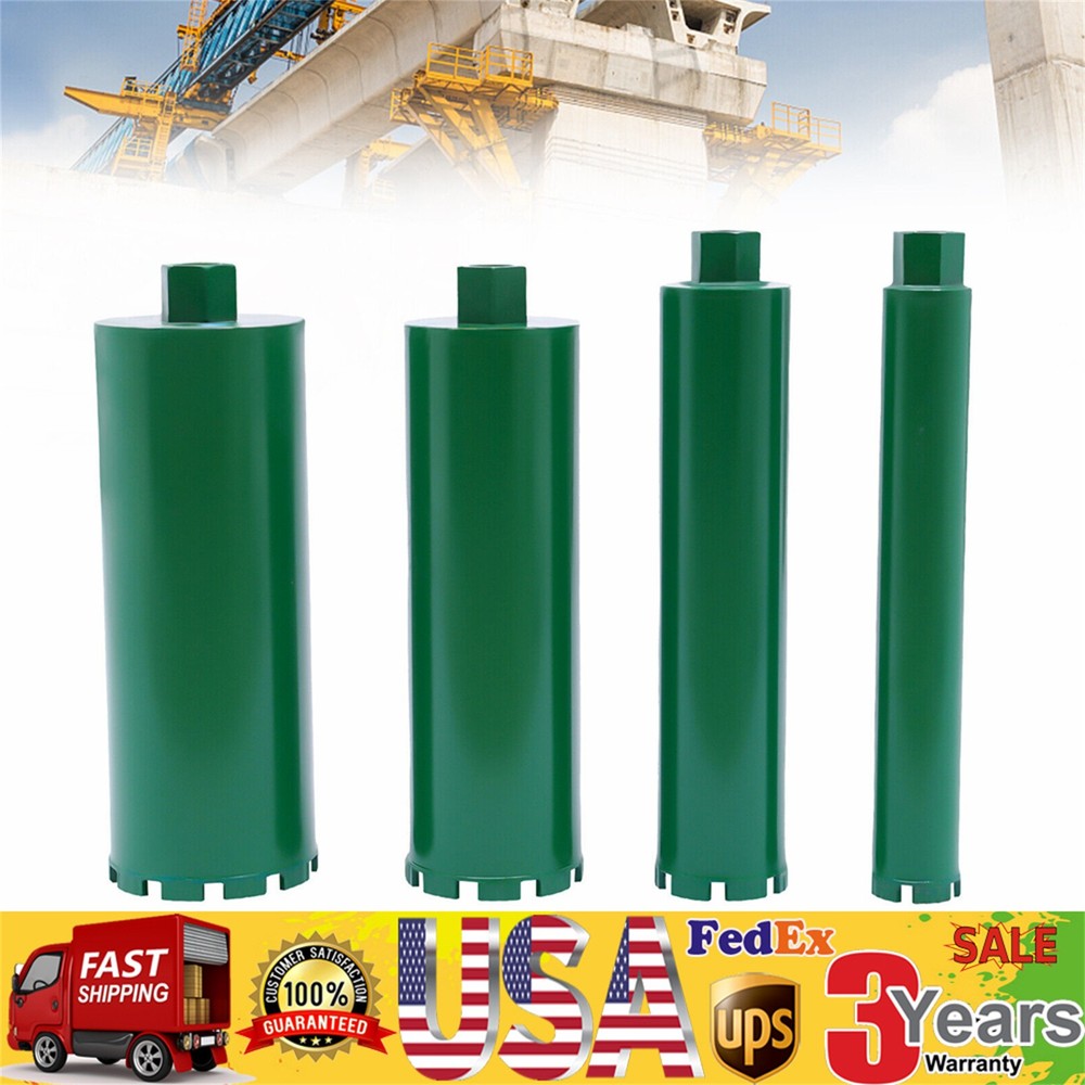 2'' /3'' /4''/ 4.7" Set Wet Diamond Core Drill Bit Concrete Brick Drilling Bits！
