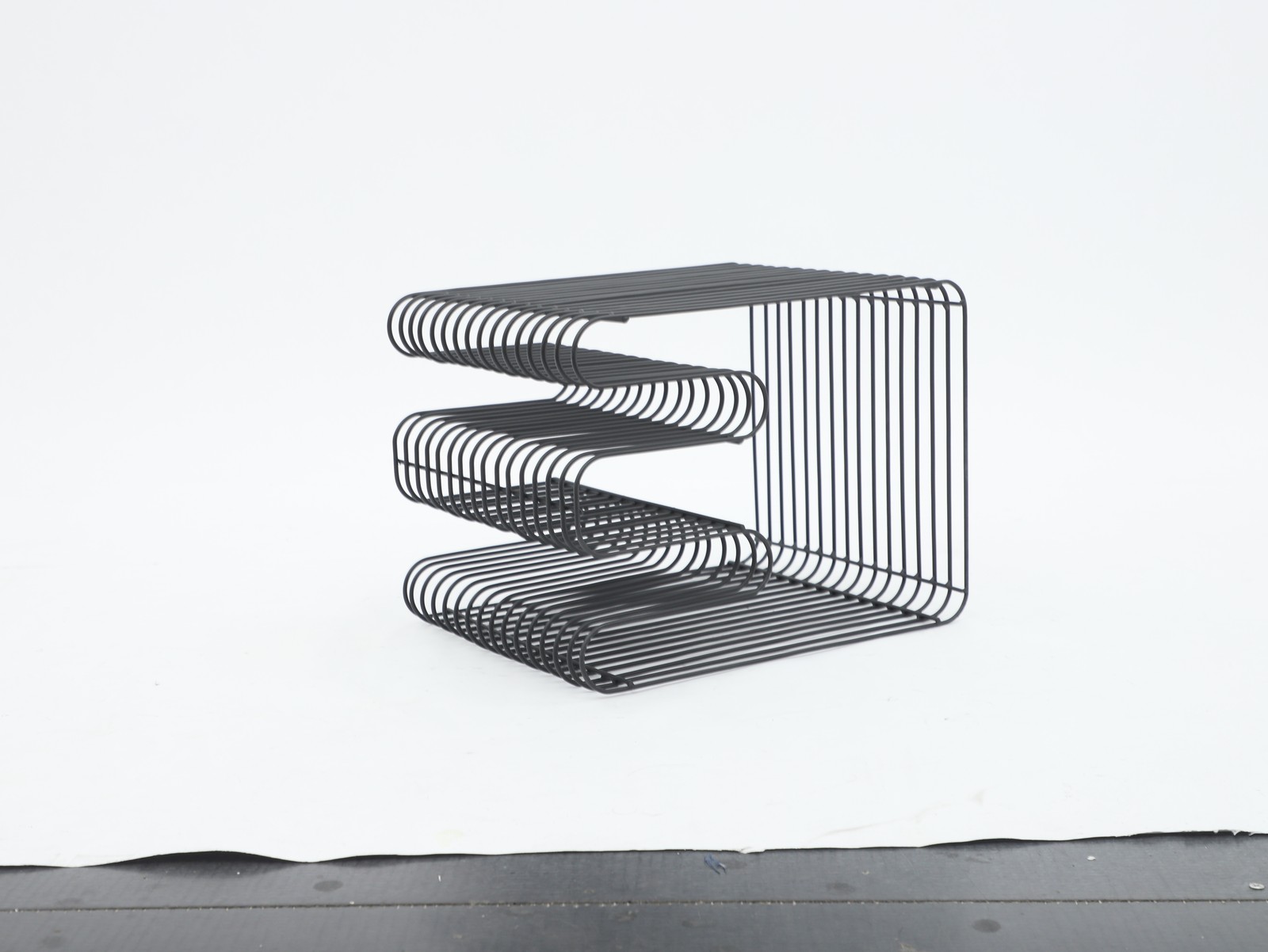 Black Nightstand Bedside Table Bedroom End Side Table 32*32*41cm