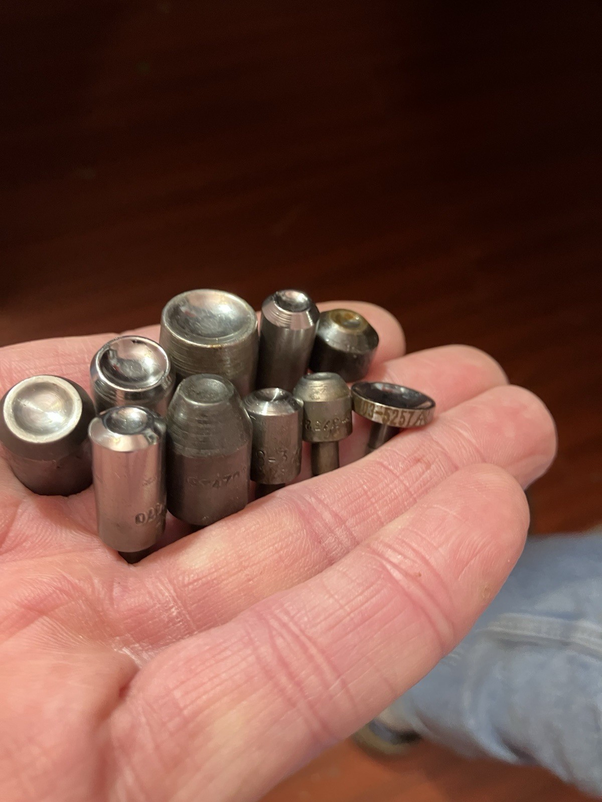 Lot 20 Hand Rivet Squeezer Die 3/16 Shank Aircraft Aviation Tools #2 Belly Tank