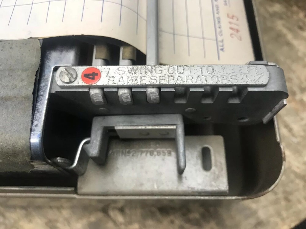 Vintage Phillip Hano Receipt Book Machine