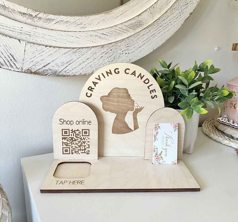 DIGITAL SVG Laser Cut File Square Payment Reader Display Glowforge Tested