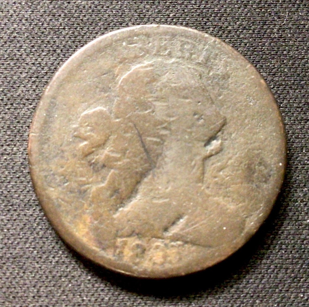 1803 Draped Bust Large Cent AG! Slight Bend. ENN Coins