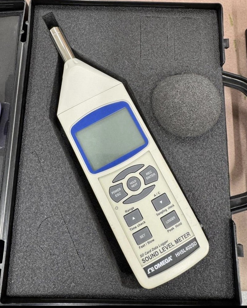 OMEGA HHSL402SD DATA LOGGING METER W/SD CARD SOUND LEVEL METER