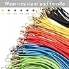 10" Mini Bungee Cord 12pc 6 Colors Adjustable