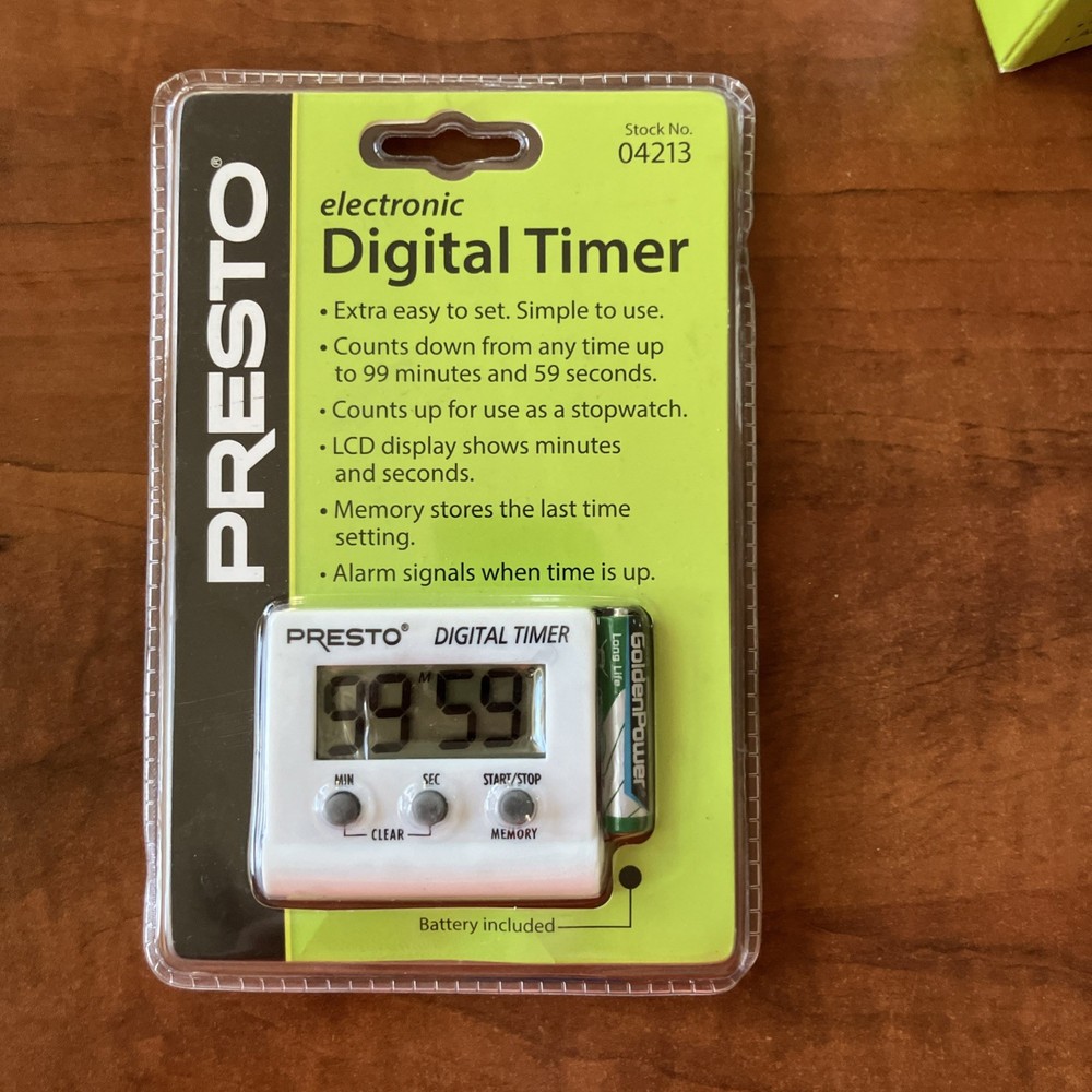 Presto 04213 Electronic Digital Timer