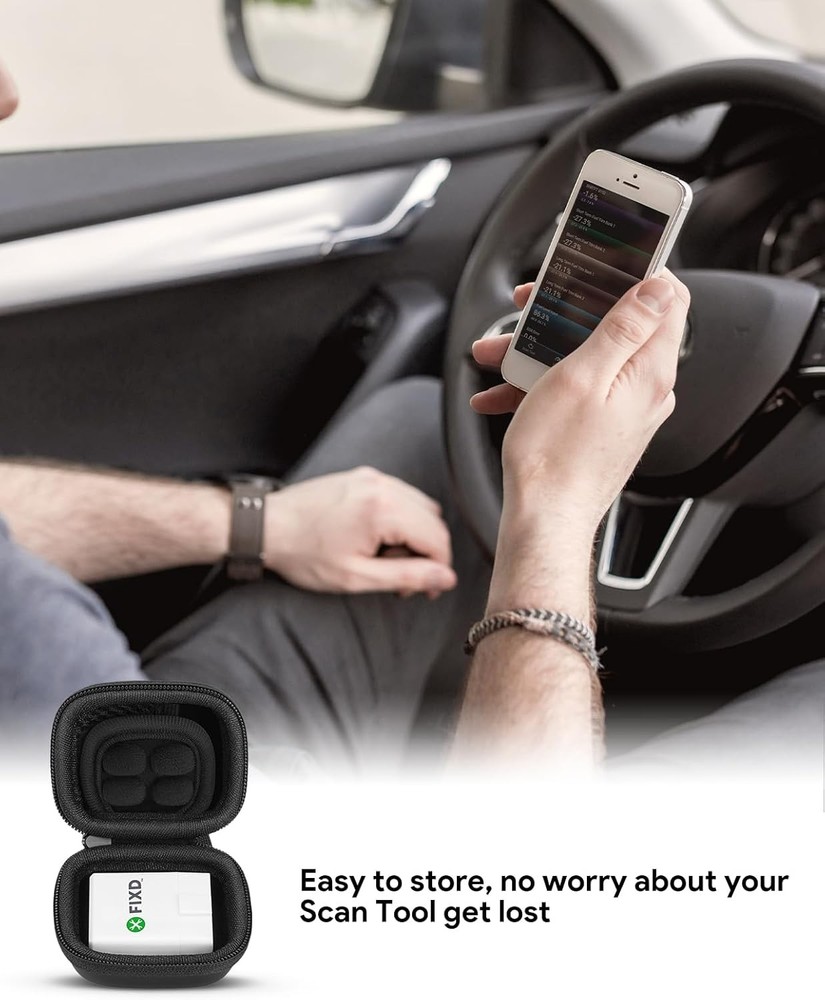 Case for FIXD Car Diagnostic Tool, Bluetooth OBD2 Scanner Diagnostic Tool Mini C