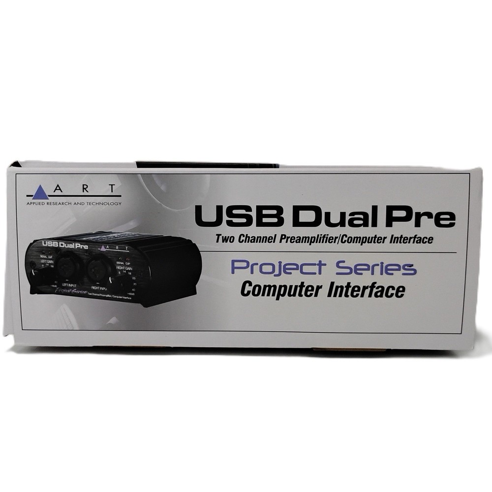 USB Dual Pre Two Channel Preamplifier/Computer Interface
