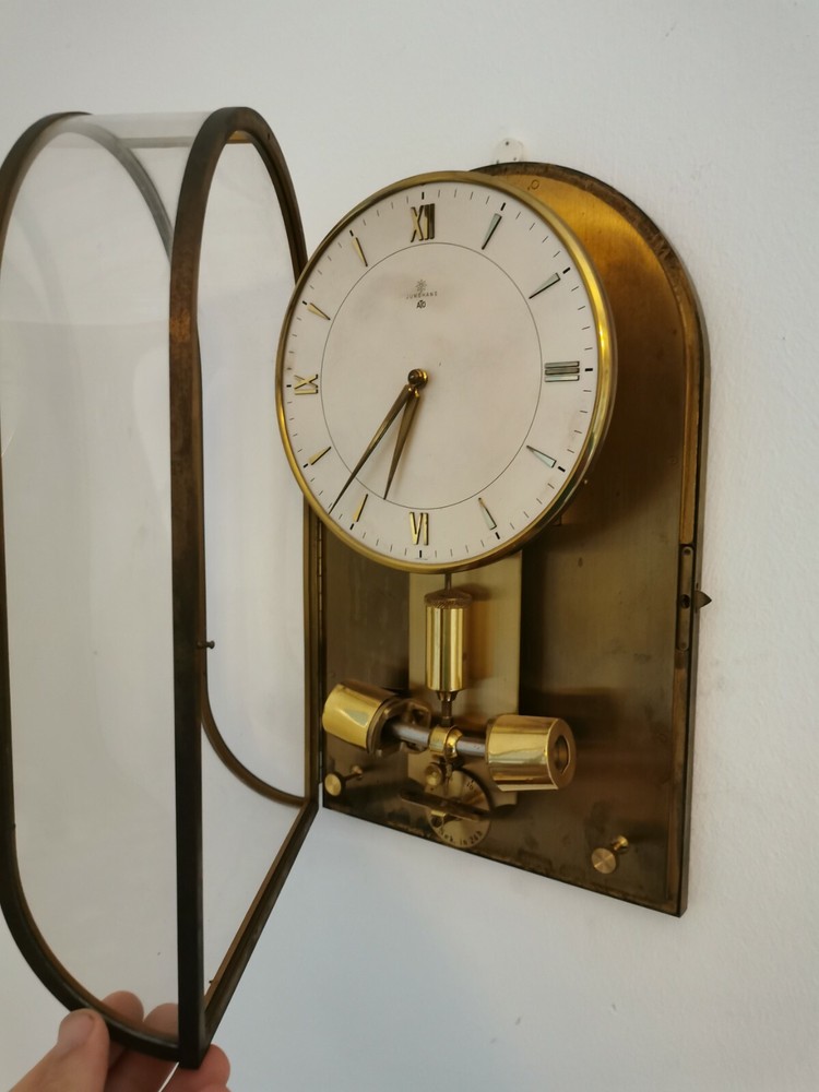 VERY RARE JUNGHANS ATO BRASS WALL CLOCK