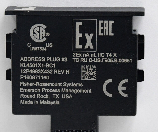 KL4501X1-BC1 Emerson Charm Address Plug #3 -SA