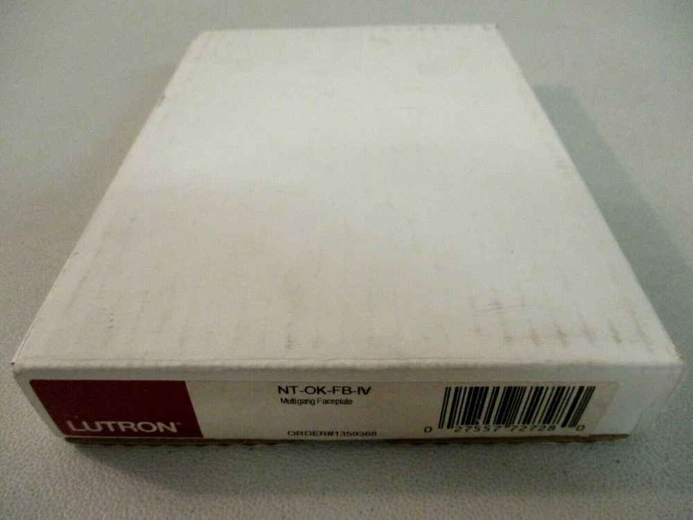 Lutron NT-OK-FB-IV Multigang Faceplates