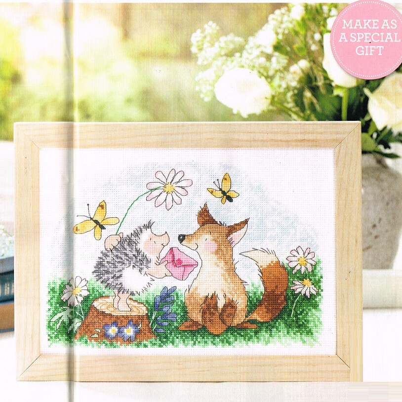 SPRINGTIME  FRIENDS   CROSS STITCH  PATTERN ONLY   EQ - RWY